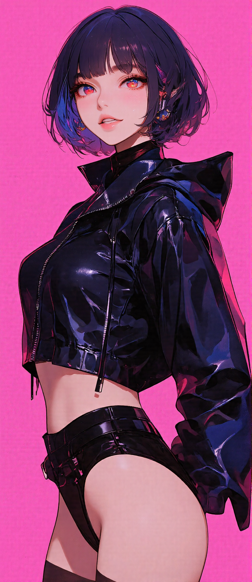 Lucid Realism Meets Futuristic Fashion in a Bold Character Portrait